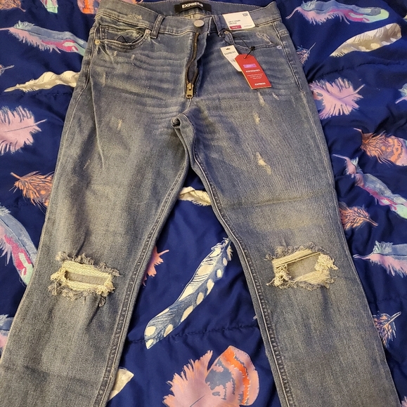 EXPRESS ANKLE JEGGINGS HIGH RISE - Picture 2 of 2